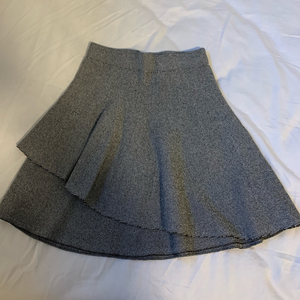 Zara grey knit skirt
